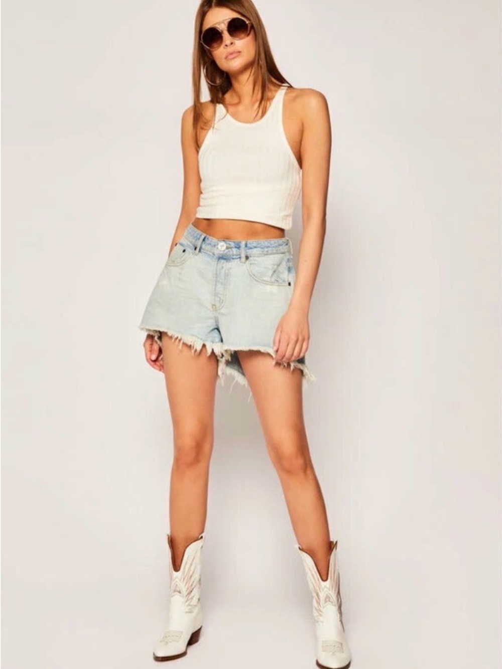 One Teaspoon trucker shorts size 28